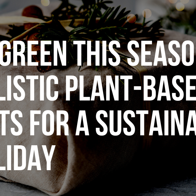 Go Green This Season: Holistic Plant-Based Gifts for a Sustainable Holiday