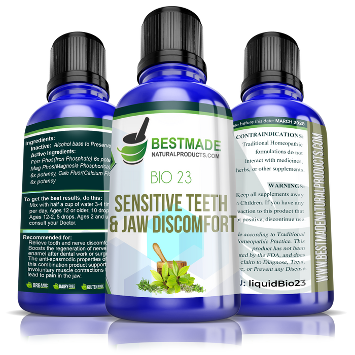 Toothache & Nerve Pain in Jaw Remedy Bio23 30ml Liquid - BM