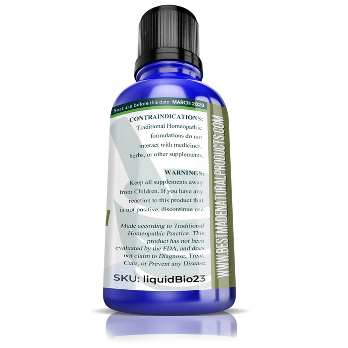 Toothache & Nerve Pain in Jaw Remedy Bio23 30ml Liquid - BM
