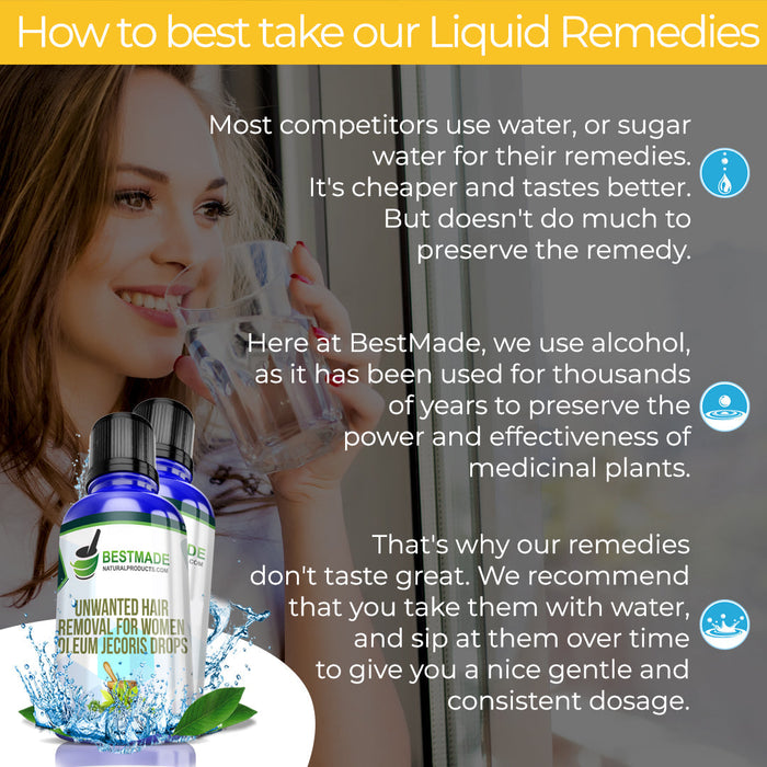 Unwanted Hair Removal For Women Oleum Jecoris Drops - Simple